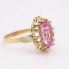 Anillo estilo vintage de oro y Rosa de Francia segunda mano
