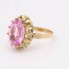Anillo estilo vintage de oro y Rosa de Francia segunda mano