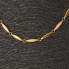 Collar articulado de oro liso y matizado de segunda mano