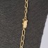 Cadena bilbao maciza de oro de segunda mano