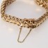 Pulsera articulada con colgante vírgen de oro segunda mano