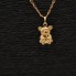 Cadena con colgante osito de oro de segunda mano