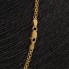 Collar de oro con circonitas de segunda mano
