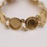 Pulsera monedas de oro de segunda mano