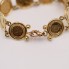 Pulsera monedas de oro de segunda mano
