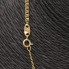 Collar de oro con circonitas de segunda mano