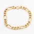 Pulsera semi hueca estilo cartier de oro de segunda mano