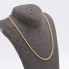 Cordón semi hueco de oro de segunda mano