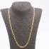 Cadena semi hueca estilo cartier de oro de segunda mano