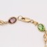 Pulsera de oro con circonitas de segunda mano