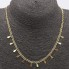 Collar húngaro lágrimas de oro de segunda mano