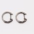 Pendientes TOUS FANCY de oro rodiado en negro y zafiros