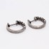 Pendientes TOUS FANCY de oro rodiado en negro y zafiros