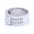 Bague en or blanc avec diamant taille princesse. Neuf