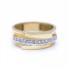 Bague pour Femme en Or Bicolore et Diamants. Tout neuf