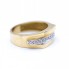 Bague pour Femme en Or Bicolore et Diamants. Tout neuf