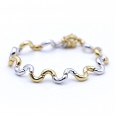 Bracelet Vague Bicolore. Tout neuf