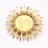 Colgante sol de oro con moneda reyes España de segunda mano