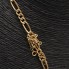 Cadena maciza estilo cartier de oro de segunda mano