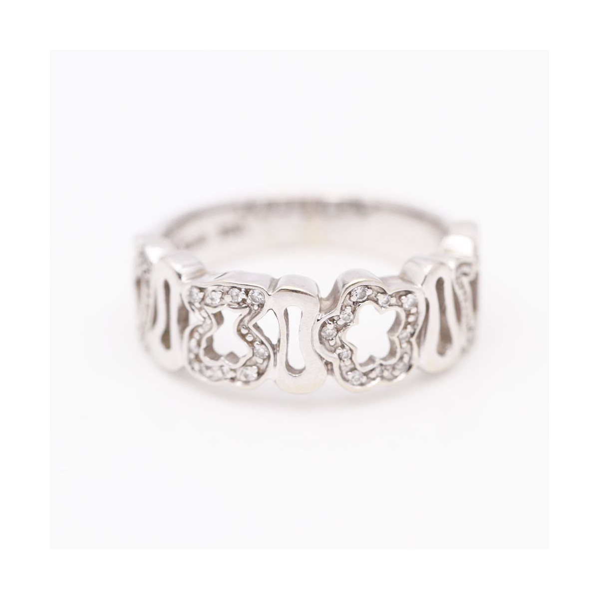 Comprar Anillo TOUS ARES de oro blanco con diamantes de segunda