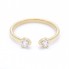 Anillo Oro Amarillo con 2 Brillantes. Nuevo a estrenar