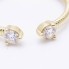Anillo Oro Amarillo con 2 Brillantes. Nuevo a estrenar