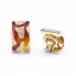 Pendientes FIREMOON Esmalte y Oro. Nuevos a estrenar