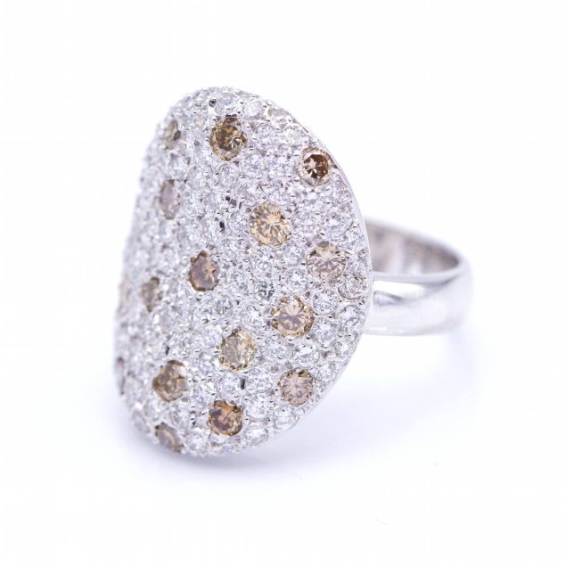 Bague ALEGORIA en or blanc et...