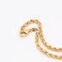 Collar motivo manos de oro con circonita de segunda mano
