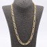Cadena estilo cartier de oro con circonitas de segunda mano