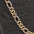 Cadena estilo cartier de oro con circonitas de segunda mano