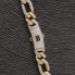 Cadena estilo cartier de oro con circonitas de segunda mano