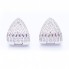 Boucles d'oreilles TRIANGLE en or avec diamants. Nouveau