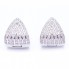 Boucles d'oreilles TRIANGLE en or avec diamants. Nouveau