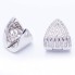 Boucles d'oreilles TRIANGLE en or avec diamants. Nouveau