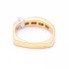 Bague en or, demi-bague en diamant - Neuve