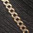 Cadena con colgante cristo de oro 14k con circonitas