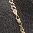 Cadena con colgante cristo de oro 14k con circonitas