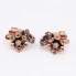 Pendientes Art Deco con Diamantes y Rubí. Segunda mano