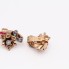 Pendientes Art Deco con Diamantes y Rubí. Segunda mano