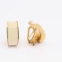 Boucles d'oreilles d'occasion en or et ivoire