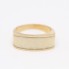 Anillo de oro con marfil de segunda mano