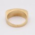Anillo de oro con marfil de segunda mano