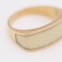 Anillo de oro con marfil de segunda mano