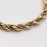 Pulsera cordón con veneciana de oro bicolor de segunda mano
