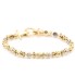 Bracelet en or bicolore et diamants d'occasion