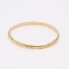 Brazalete rígido para niña de oro de segunda mano