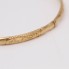 Brazalete rígido para niña de oro de segunda mano