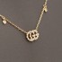 Collar d'or amb circonites de segona mà