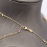 Collar d'or amb circonites de segona mà
